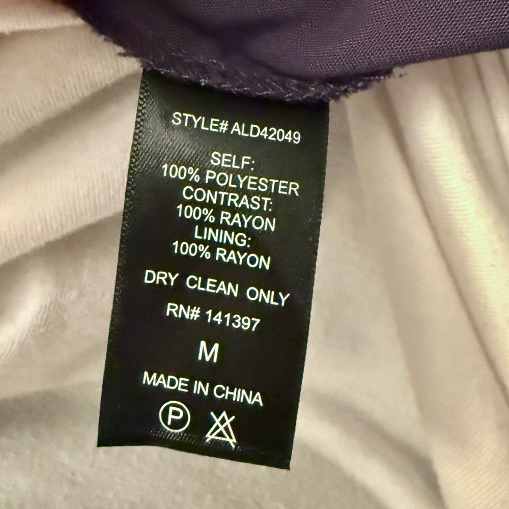 ANTHROPOLOGY MAEVE ASTR The LABEL Eyelet Lace Overlay Midi Dress Slate Blue M - Picture 14 of 15